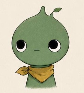 Buck with a sprout on his head